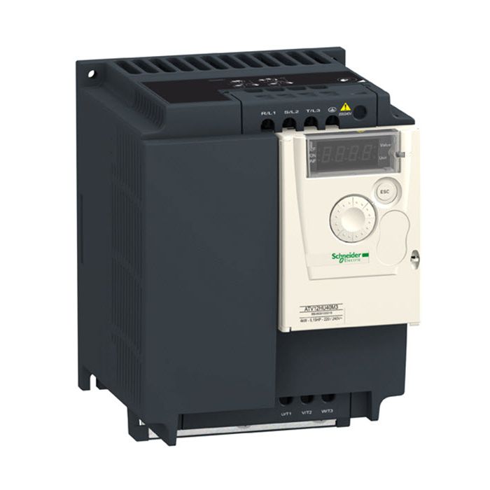 Przemiennik częstotliwości ATV12 3-fazowe 200/240VAC 50/60Hz 1,5kW 7,5A IP20
