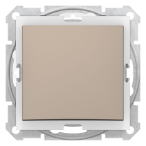 Schneider Electric Sedna Łącznik jednobiegunowy IP44 satynowy SDN0100368