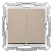 Schneider Electric Sedna Łącznik świecznikowy IP44 satynowy SDN0300468