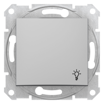 Schneider Electric Sedna Przycisk "światło" aluminiowy SDN0900160