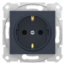 Schneider Electric Sedna Gniazdo pojedyncze Schuko grafitowe SDN3000170