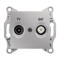  Sedna Gniazdo TV/SAT przelotowe (8dB) aluminiowe SDN3401260