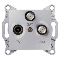  Sedna Gniazdo TV/SAT/SAT końcowe (1dB) aluminiowe SDN3502160