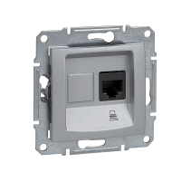 Sedna Gniazdo komputerowe RJ45 kat.5e STP aluminiowe SDN4500160