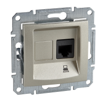  Sedna Gniazdo komputerowe RJ45 kat.5e STP satynowe SDN4500168