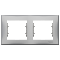 Schneider Electric Sedna Ramka podwójna pozioma aluminiowa SDN5800360