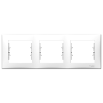 Schneider Electric Sedna Ramka potrójna pozioma biała SDN5800521