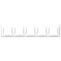 Schneider Electric Sedna Ramka 5-krotna pozioma biała SDN5800921