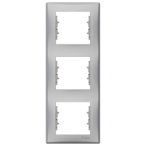 Schneider Electric Sedna Ramka potrójna pionowa aluminiowa SDN5801360