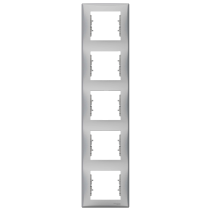Schneider Electric Sedna Ramka 5-krotna pionowa aluminiowa SDN5801560